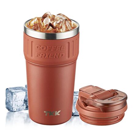 TKK Çelik Termos Mug 630Ml Kırmızı
