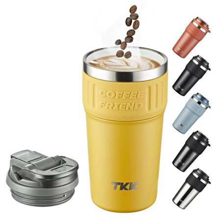 TKK Çelik Termos Mug 630Ml Sarı