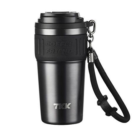 TKK Çelik Termos Mug 630Ml Koyu Gri