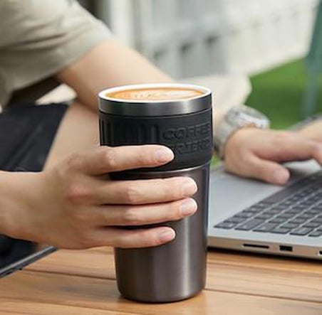 TKK Çelik Termos Mug 630Ml Koyu Gri