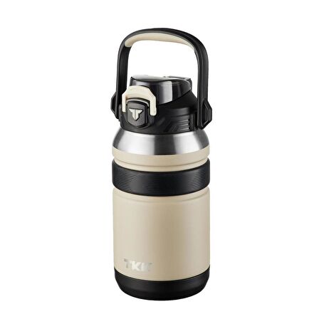 TKK Çelik Termos 1000Ml Bej
