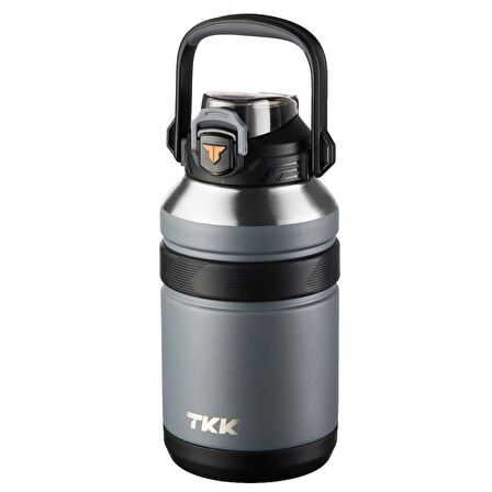 TKK Çelik Termos 1500Ml Siyah