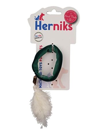 Herniks Matatabili Peluş Kedi Oyuncağı Toky 7 Cm - Yeşil