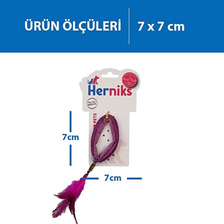 Herniks Matatabili Peluş Kedi Oyuncağı Toky 7 Cm - Pembe