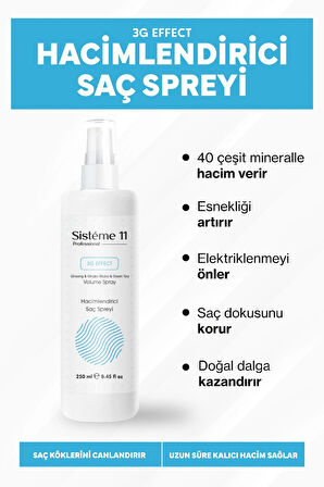 Sistéme 11 Ocean & Volume Hacimlendirici Deniz Tuzu Spreyi 250 ml 