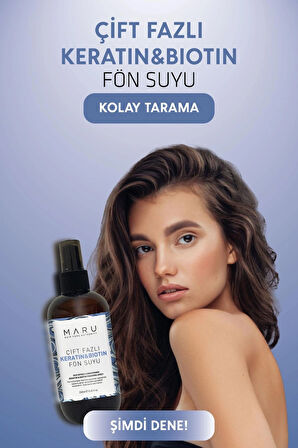 Maru Keratin&biotin Güçlendirici, Besleyici Ve Onarıcı Saç Bakım Spreyi 250 ml 8684091008156