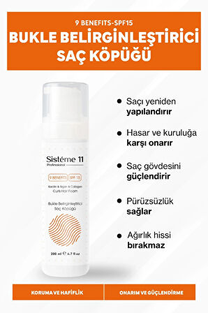 Sisteme 11 Bukle Belirginleştirici Köpük 200 ml 8684091008972