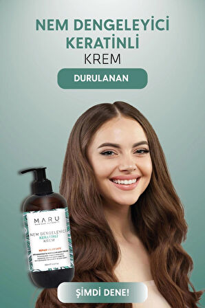 Maru Onarıcı Nem Veren Durulanan Argan Ve Keratin Saç Bakım Kremi 250 ml 8684091009498