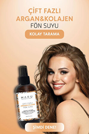 Argan & Collagen Bağ Onarıcı Isı Koruyucu Kolay Tarama Saç Bakım Spreyi 250 ml 8684091009511