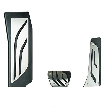 Bmw F10 Pedal Seti Takımı Geçmeli Kromlu 3 Parça