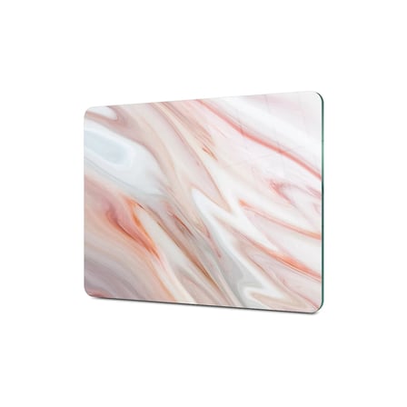 Decovetro Cam Kesme Tahtası ve Sunumluk Kırmızı Mermer Desenli 25 x 35 Cm