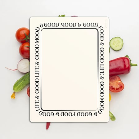 2'li Cam Kesme Tahtası ve Sunumluk ve Sunum Tabağı Good Life 20 x 30 ve 25 x 35 cm