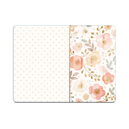 Decovetro Cam Kesme Tahtası ve Sunumluk Flower & Points Desenli 40 x 30 cm