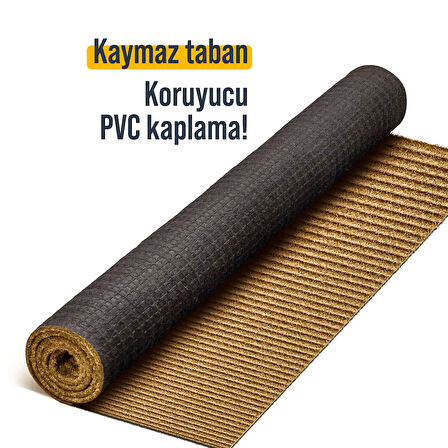 Decovetro Kapı Önü Halı Paspas Renkli Çizgili Home Desenli 40 x 60 Cm