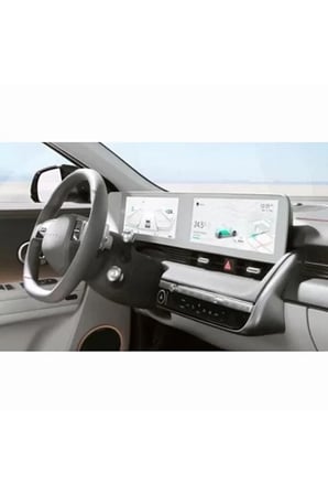 Hyundai IONIQ 5 Dijital Gösterge ve Navigasyon 12.3 inç uyumlu Nano Ekran Koruyucu 2023 2024