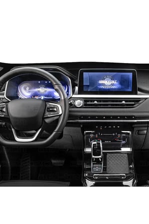 Chery Tiggo 7 Pro Luxury Uyumlu Gösterge/navigasyon/merkezi Kontrol/vites Etrafı Koruyucu 4'lü Set