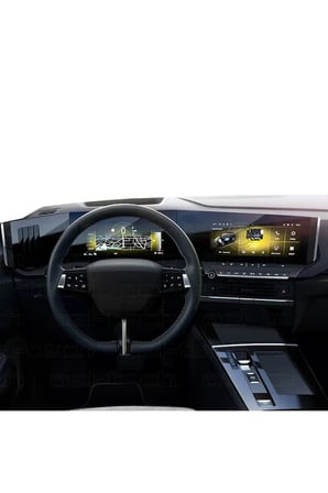 Opel Astra Uyumlu Pure Panel Pro Uyumlu Nano Ekran Koruyucu 3lü set 2022 2025