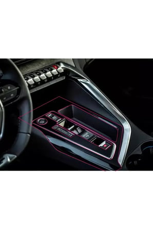 Peugeot 3008 e toggle vites etrafı uyumlu Tpu Koruyucu
