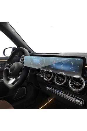 Mercedes GLB 10.25 inç Navigasyon ve Gösterge Uyumlu 9H Nano Ekran Koruyucu 2019 2025 Uyumlu