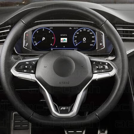 Volkswagen Passat Uyumlu Dijital Gösterge Panel 9h Nano Ekran Koruyucu 2019-2022