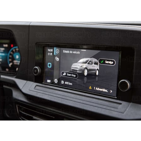 Volkswagen Caddy Uyumlu 8.25 Inç Navigasyon 9h Nano Ekran Koruyucu 2021-2023
