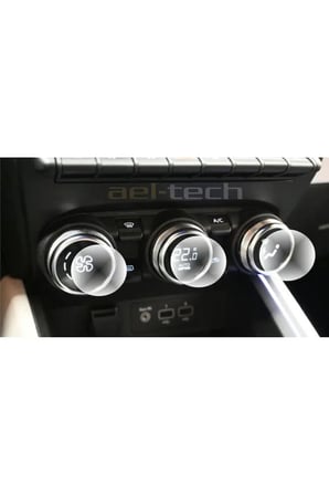 Renault Clio 5 Dijital klima gösterge uyumlu Nano Ekran Koruyucu 3 lü set