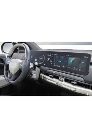 Kia EV3 Dijital Gösterge ve Navigasyon 12.3 inç uyumlu Nano Ekran Koruyucu 2024 2025