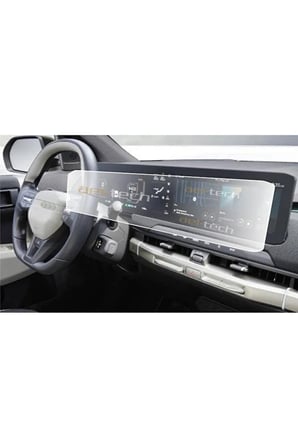 Kia EV3 Dijital Gösterge ve Navigasyon 12.3 inç uyumlu Nano Ekran Koruyucu 2024 2025