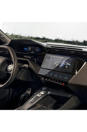 Peugeot 408 GT 10 inç Navigasyon ve Klima Kontrol uyumlu Nano Ekran Koruyucu 2li Set 2023 2025