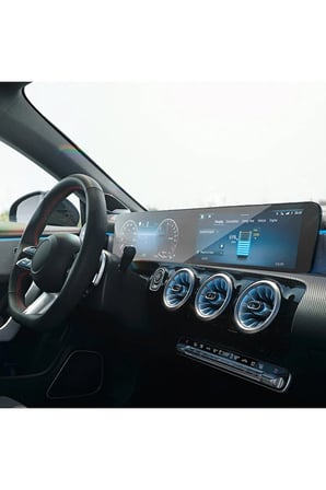 Mercedes CLA 10.25 inç Navigasyon ve Gösterge Uyumlu 9H Nano Ekran Koruyucu 2019 2025