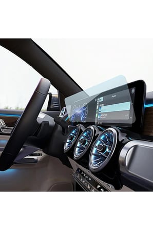 Mercedes EQB 10.25 inç Navigasyon ve Gösterge Uyumlu 9H Nano Ekran Koruyucu 2022 2025