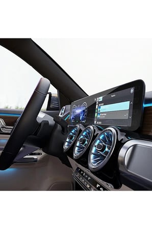 Mercedes EQB 10.25 inç Navigasyon ve Gösterge Uyumlu 9H Nano Ekran Koruyucu 2022 2025