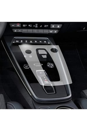 Audi A3 Makyajlı Kasa 2025 Uyumlu Vites Orta Konsol PPF Koruyucu Kaplama