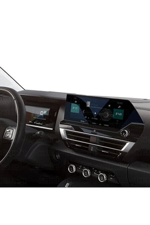 Citroen C4 SUV, C4 X 2021-2024 Uyumlu Dijital Gösterge ve Navigasyon 9H Nano Ekran Koruyucu 2'li Set