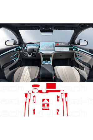 BYD Seal Udm  Uyumlu 15.6" Navigasyon,Dijital Gösterge,Piano Black koruyucu 2024-2026