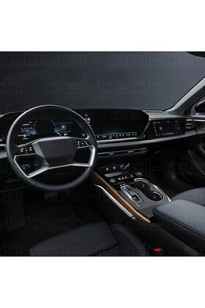 Audi Yeni A5 Navigasyon, Dijital Gösterge 9h Nano Ve Vites Etrafı Tpu Koruyucu 3’lü Set 2025 2026