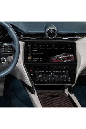Maserati GranCabrio Folgore 12,3 İnç Navigasyon 8,8 inç Alt Ekran 9H Nano Ekran Koruyucu 2li Set