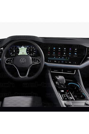 Volkswagen Touareg Uyumlu Navigasyon Ve Dijital Gösterge 9H Nano Ekran Koruyucu 2’li Set