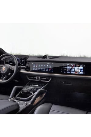 Porsche Cayenne Uyumlu Dijital Gösterge ,Navigasyon ve Vites Etrafı 9H Nano Ekran Koruyucu 3lü Set