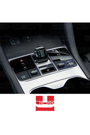 BYD Seal U Dm-i Uyumlu Vites Etrafı Piano Black TPU koruyucu 8 li Set