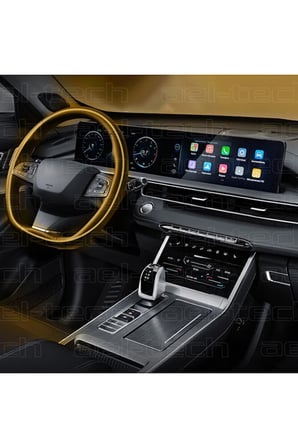 Chery Tiggo 7 Pro Avantgarde Uyumlu Gösterge Navigasyon Klima 9H Nano Ekran Koruyucu 2li Set