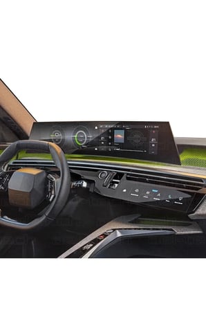 Peugeot 5008 Uyumlu 21" Dijital Gösterge, Navigasyon ve Klima 9h Nano Ekran Koruyucu 2'li Set 2024-2026