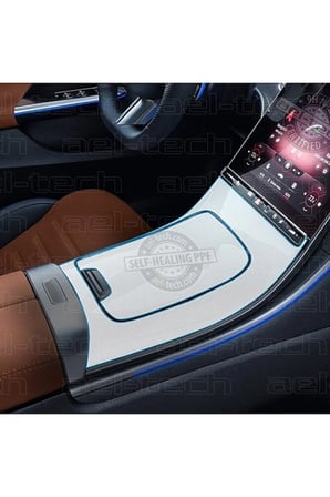 Mercedes C Seri Orta konsol uyumlu TPU Koruyucu