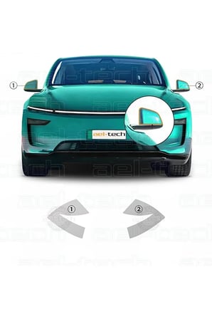 Tesla Jüniper Uyumlu Dikiz Aynası Üstü Tpu Koruyucu 2025