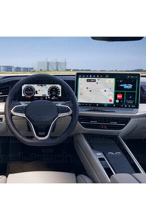 Volkswagen Passat Variant Uyumlu 10 İnç Dijital Gösterge Ve 15 inç Navigasyon 9h Nano Ekran Koruyuc