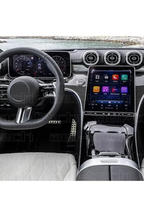 Mercedes CLE Seri Navigasyon ve Dijital gösterge uyumlu Nano Ekran Koruyucu 2li Set