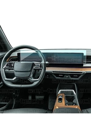 SsangYong Torres 2025 Uyumlu 12.3 inç Dijital Gösterge ve 12,3 İnç Navigasyon 9H Nano Ekran Koruyucu