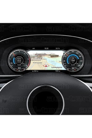 Volkswagen Passat Uyumlu Digital Gösterge Nano Ekran Koruyucu 2016/2019