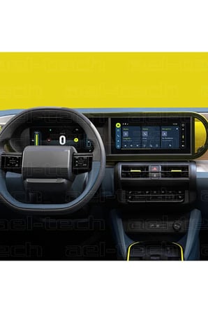 Fiat Panda Uyumlu Dijital Gösterge ve Navigasyon 9H Nano Ekran Koruyucu 2025