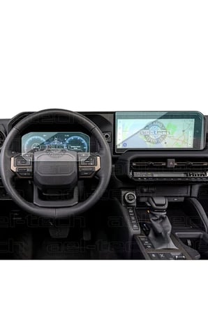 Toyota Land Cruiser Uyumlu Dijital Gösterge Ve Navigasyon 9h Nano Ekran Koruyucu 2 Li Set 2024-2026